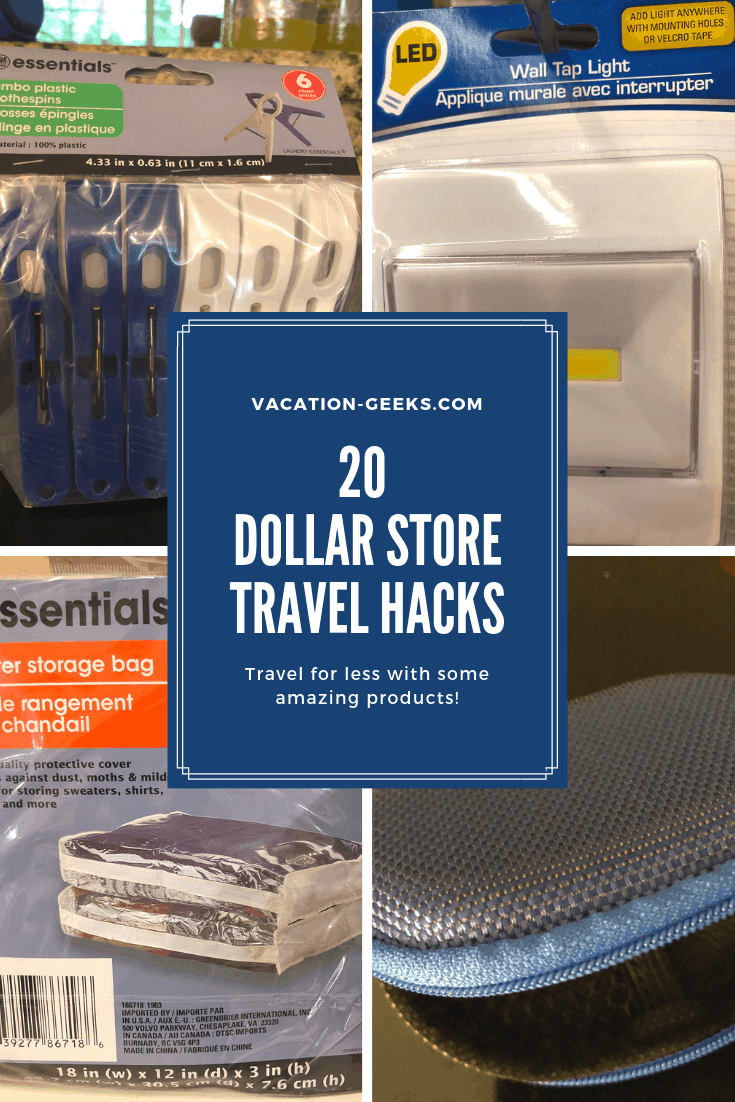The Ultimate Dollar Tree Hacks for Easy Traveling Vacation Geeks